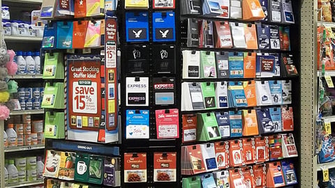 Safeway 'Great Ideas for the Holidays' Gift Card Endcap
