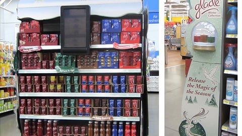 Glade 'Winter Collection' Endcap Display
