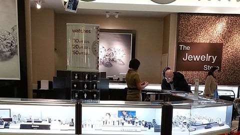 JCPenney Button Ceiling Signs