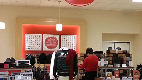 JCPenney 'Great Gifts' Ceiling Sign