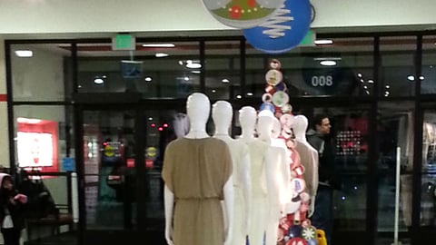 JCPenney Button Ceiling Signs