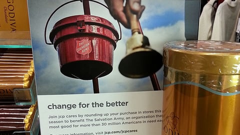 JCPenney 'Change for the Better' Counter Sign