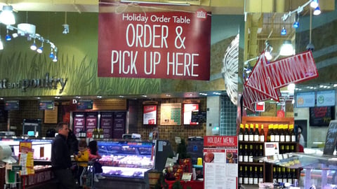 Whole Foods Holiday Meal Pick-Up Station