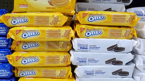 Walmart Gingerbread Oreo Merchandising