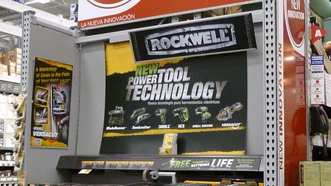 Lowe's Rockwell 'New Innovation' Endcap