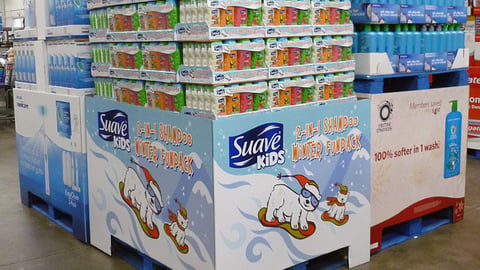 Suave Kids 'Winter Funpack' Pallet Display