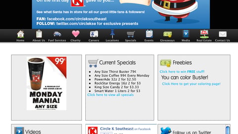 Circle K Southeast '12 Days of Christmas' Carousel Ad