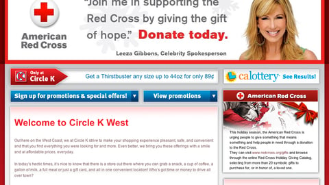 Circle K West American Red Cross Home-Page Ads