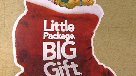 MasterCard 'Little Package. Big Gift' Floor Cling