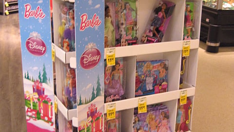 Disney Barbie Pallet Display