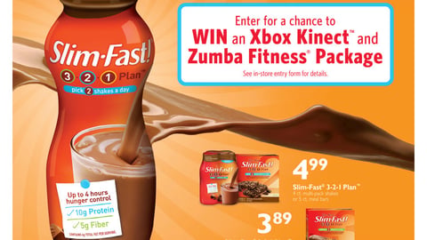 Shaw's Slim-Fast 'Best Tasting' Feature
