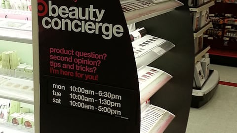 Target 'Beauty Concierge' Side Panel