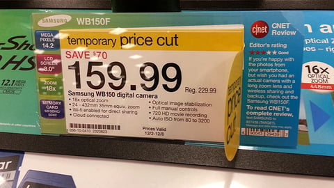 Target CNET 'Editor's Rating' Price Label