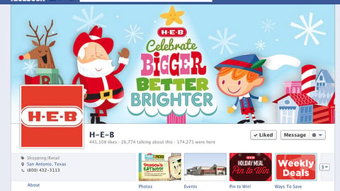 H-E-B 'Bigger, Better, Brighter' Facebook Page