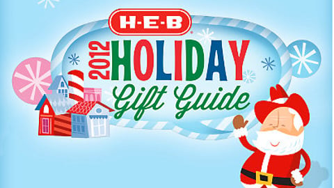 H-E-B '2012 Holiday Gift' Guide Cover