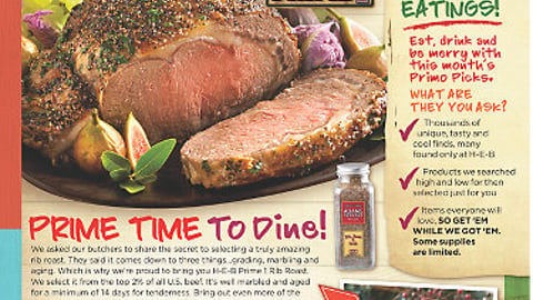 H-E-B 'My Primo Picks' December Cover