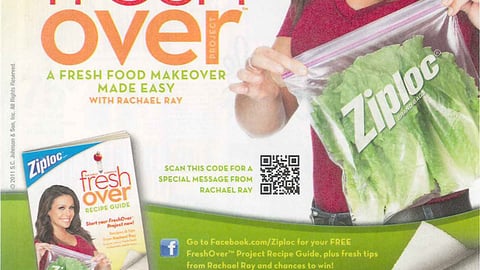 Ziploc 'FreshOver' FSI