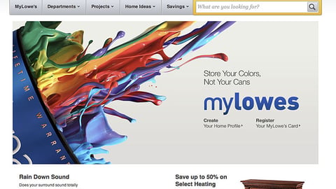 Lowe's 'MyLowes' Carousel Ad