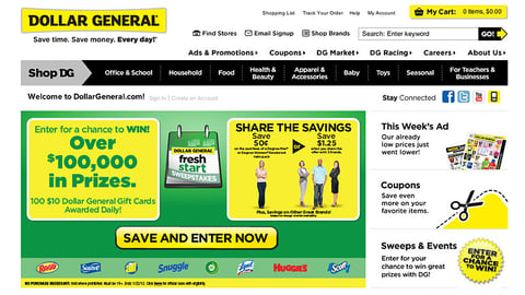 Dollar General 'Fresh Start' Carousel Ad