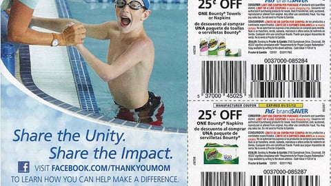P&G brandSaver 'Share the Unity' FSI