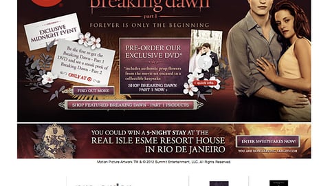 Target 'Twilight' Page