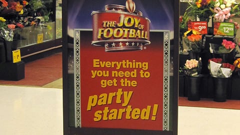 Dominick's 'Joy of Football' Stanchion