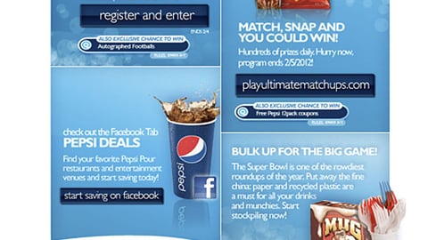 PepsiCo 'Quench' Super Bowl Email