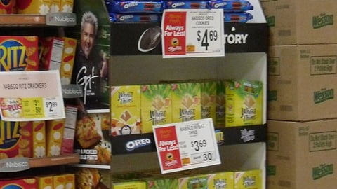 Nabisco 'Taste Victory' Floorstand