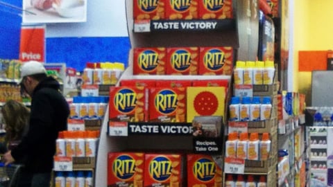 Ritz 'Taste Victory' Endcap