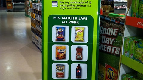 Jewel-Osco 'Game On' Standee