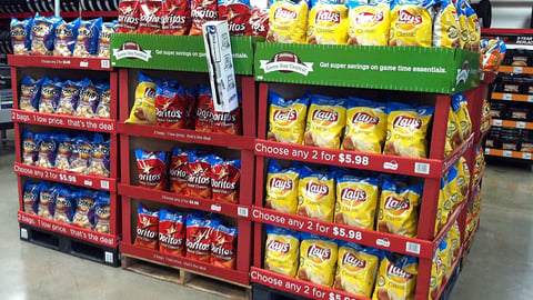 Frito-Lay Sam's Club 'Game Day Central' Pallet Display