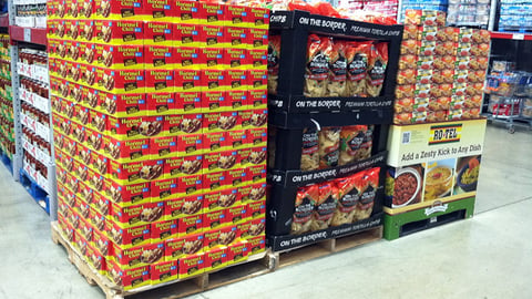 Sam's Club 'Game Day Central' Sponsor Pallets