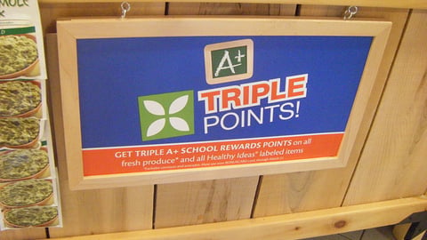 Giant-Carlisle 'A+ Triple Points' Framed Sign