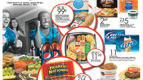 Meijer 'One Super Party' Circular Cover