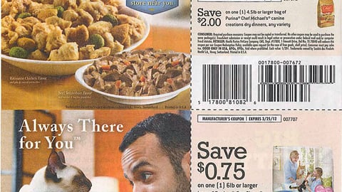 Purina 'Pet Lovers Savings' FSIs