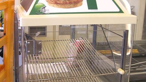 7-Eleven 'Sausage Biscuit' Countertop Display Header