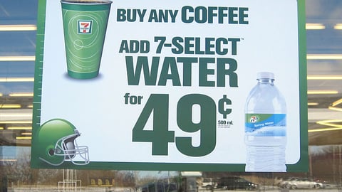 7-Eleven 7-Select Window Sign