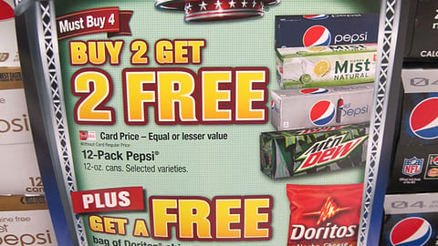 Safeway PepsiCo 'Joy of Football' Incentive Sign