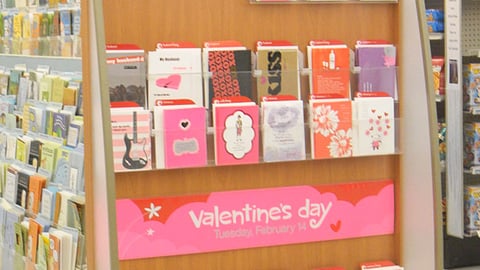 Rite Aid justWink Valentine's Day Endcap