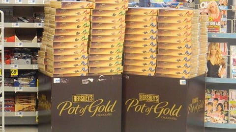 Hershey's Pot of Gold Displays