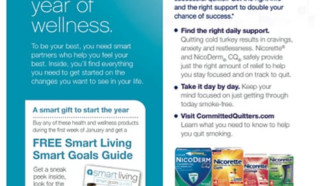 CVS GlaxoSmithKline 'Smart Living' Guide Page
