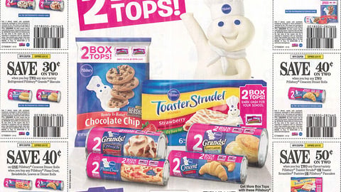 Pillsbury '2 Box Tops' FSI