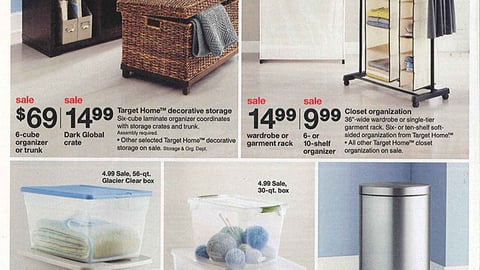 Target 'Get Organized' Feature