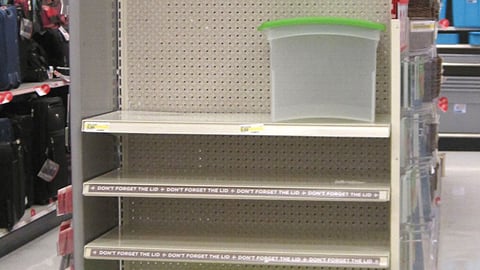Target 'Great Space Savers' Endcap