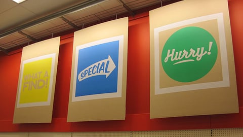 Target 'Bodega' Ceiling Banners