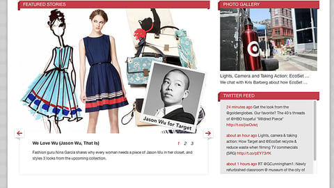 Target 'A Bullseye View' Website