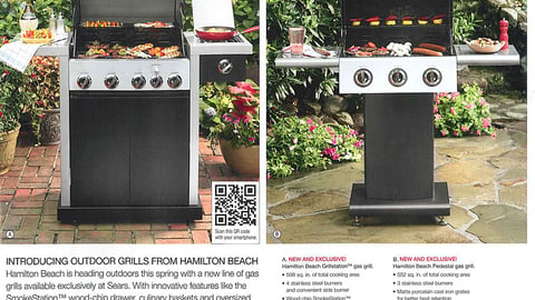 Sears Hamilton Beach Grills Catalog Page