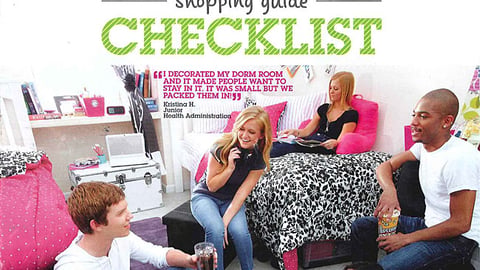 Bed Bath & Beyond 'College Checklist' Cover