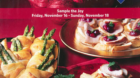 'Holiday Taste of Sam's Club' Insert Front Page