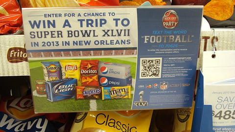 PepsiCo Walgreens 'Kick Off the Party' Sign
